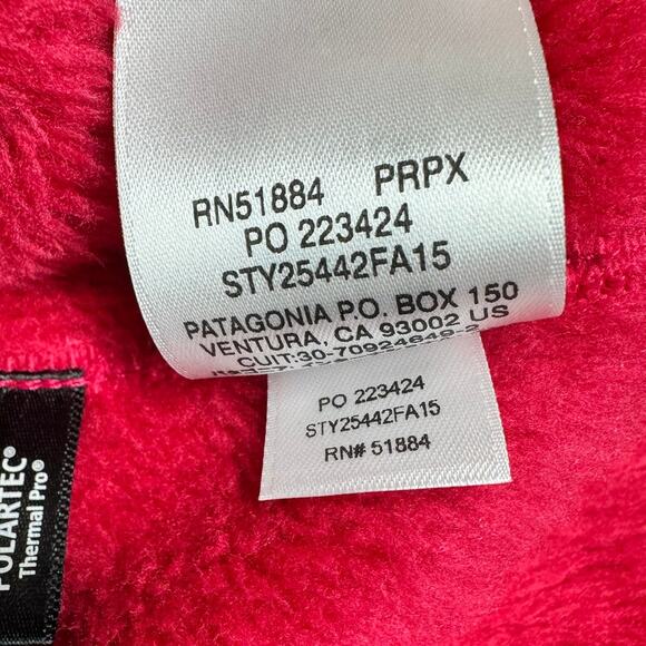 Patagonia Women's Re-Tool Snap-T Pullover Red Size S - Picture 7 of 7